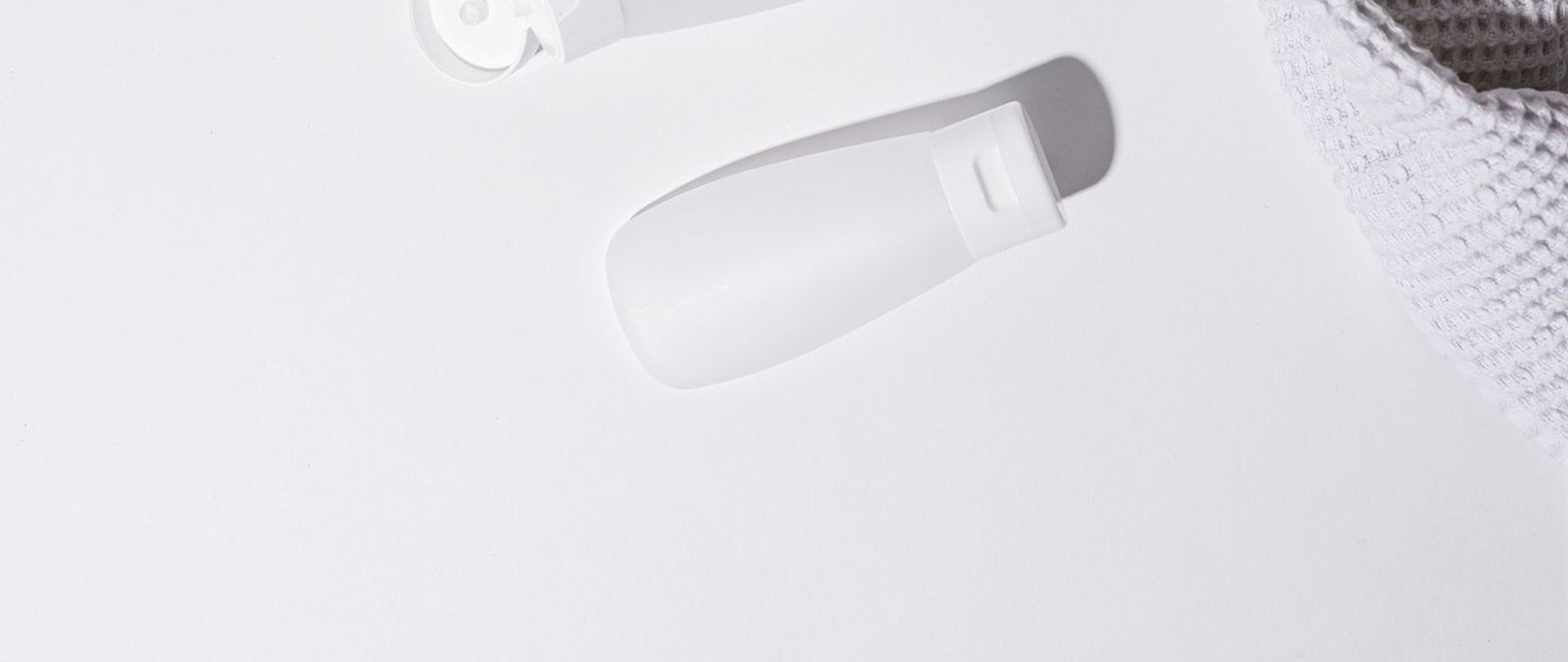 A single product on a cool counter